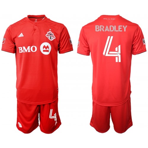 Toronto FC Dres Bradley 4 Dječji Domaći 2020/21 Kratkih Rukava Toronto FC Dres Bradley 4 Dječji Domaći 2020/21 Kratkih Rukava